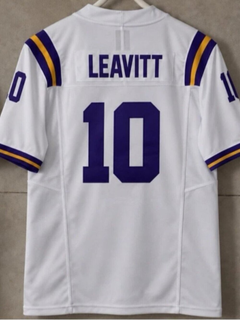 Sam Leavitt Stitched Jersey Vapor White